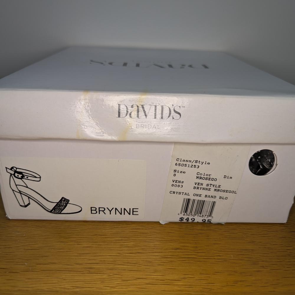 ⭐David's Bridal Women's Rose Gold Heels⭐ - Picture 14 of 15